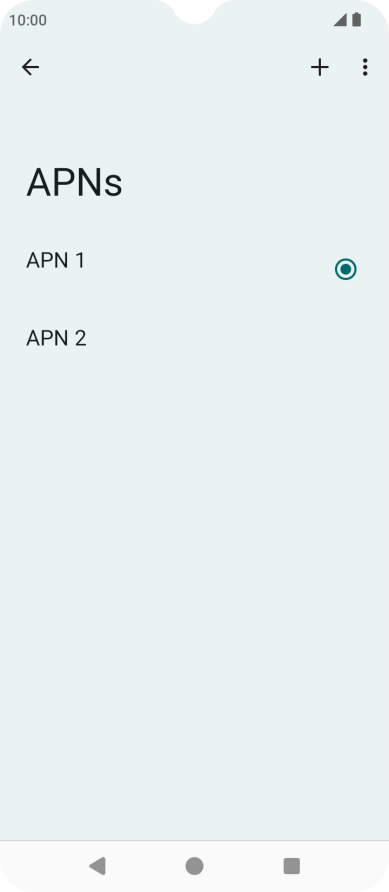 Press the Home key to return to the home screen.