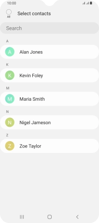 Press the field above 