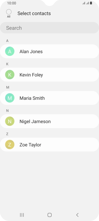 Press the field above 