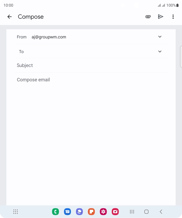 Press the field next to 
