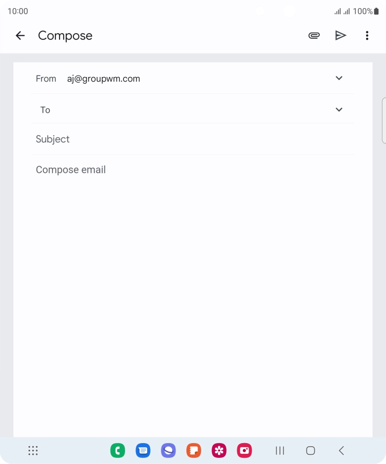 Press the field next to 