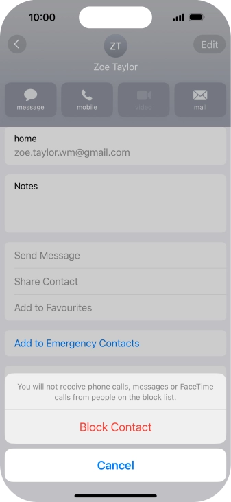 Press Block Contact. Press Block Contact.