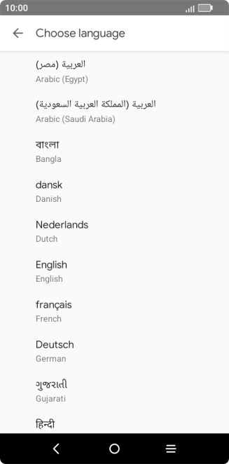 Press the Return key.