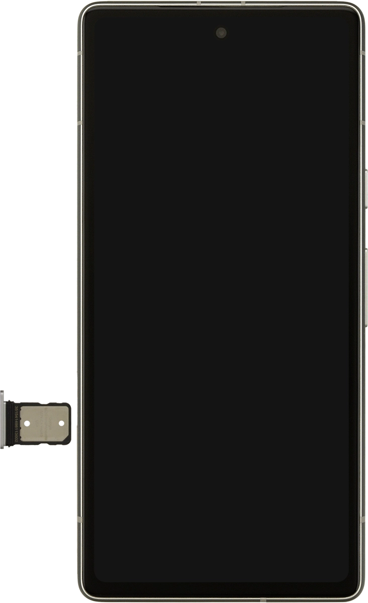 Turn your SIM so the angled corner of the SIM matches the angled corner of the SIM holder.