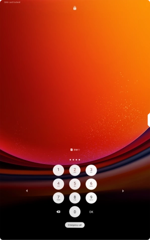 If you're asked to key in your PIN, do so and press OK.