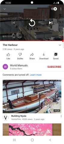 Press the Home key to return to the home screen. Press the Home key to return to the home screen.