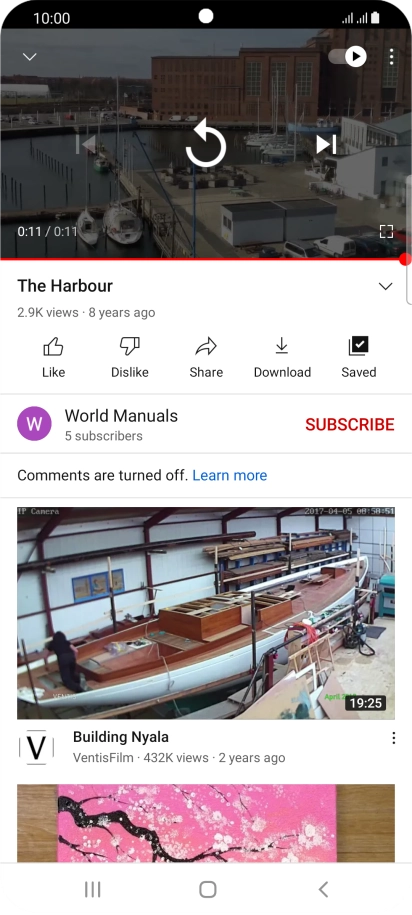 Press the Home key to return to the home screen. Press the Home key to return to the home screen.