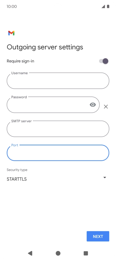 Press the drop down list below 