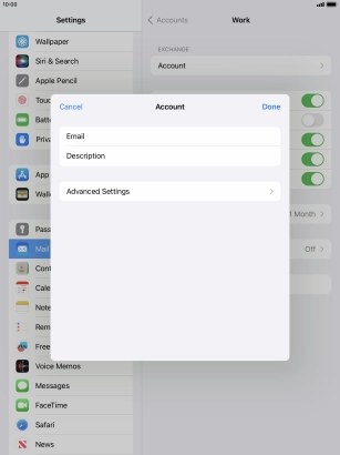 Press Advanced Settings. Press Advanced Settings.