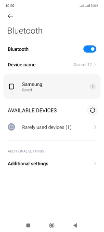 Press the Home key to return to the home screen.
