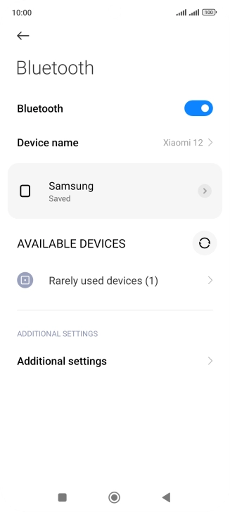 Press the Home key to return to the home screen.