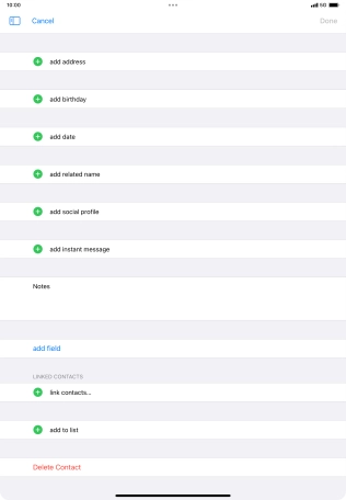 Press link contacts....