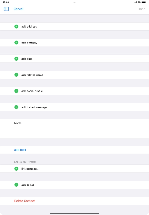 Press link contacts....