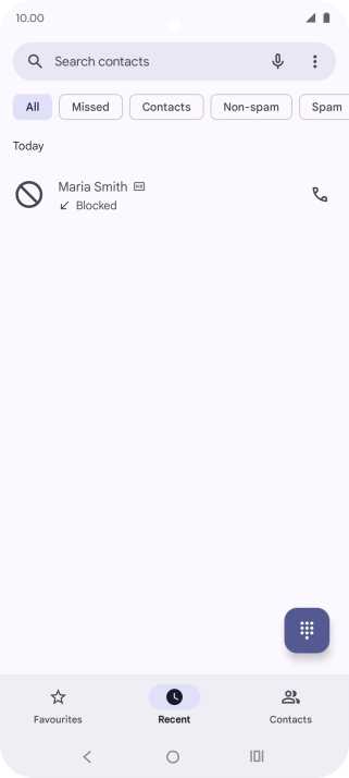 Press the Home key to return to the home screen.