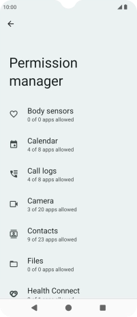 Press the required phone function.