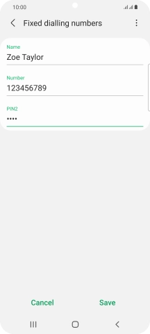 Press the menu icon. Press the menu icon.