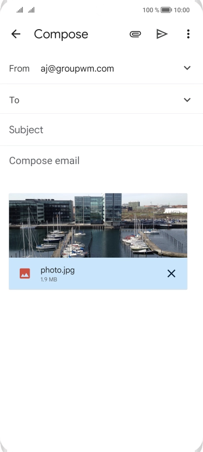 Press the field next to 