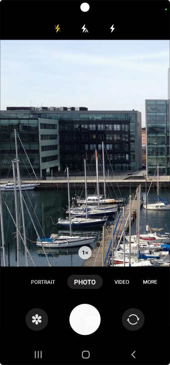 Press the required setting.