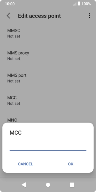 Key in 234 and press OK.