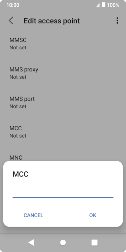 Key in 234 and press OK.