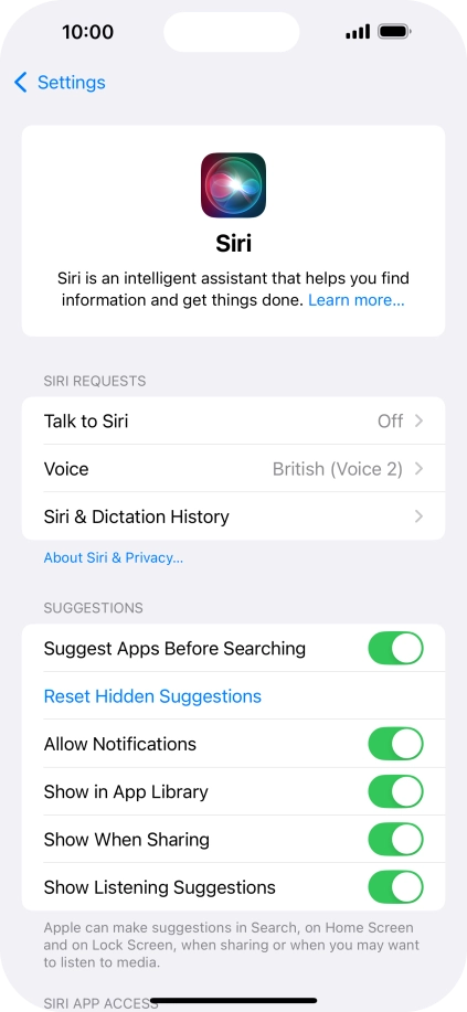 Press Talk to Siri. Press Talk to Siri.