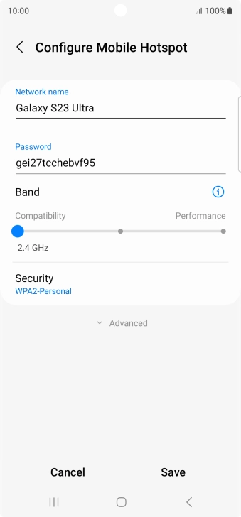 Press the field below Press the field below