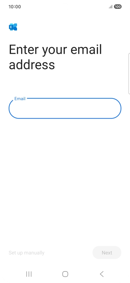 Press the field below 