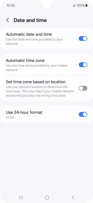 Press the Home key to return to the home screen.