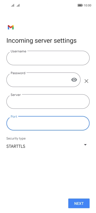 Press the drop down list below 
