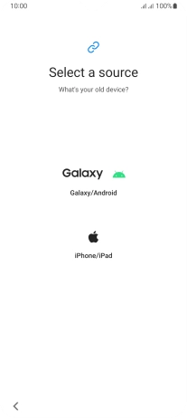 Press the required setting and follow the instructions on the screen to transfer the content from another phone. Press the required setting and follow the instructions on the screen to transfer the content from another phone.