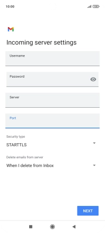 Press the drop down list below Press the drop down list below