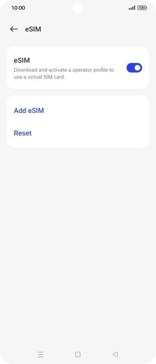 Press Add eSIM.