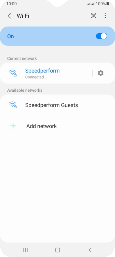 Press the Home key to return to the home screen.