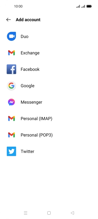 Press Personal (POP3).