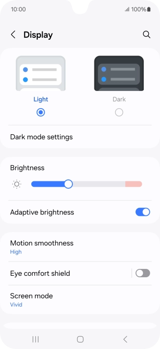 Press Dark. Press Dark.