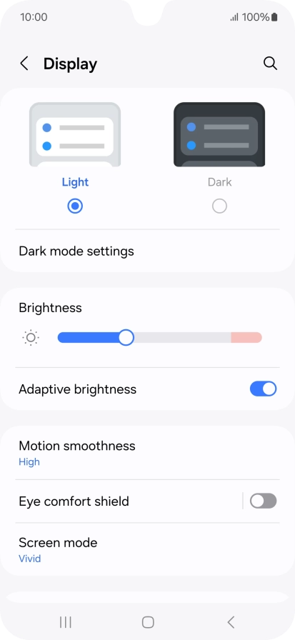 Press Dark. Press Dark.