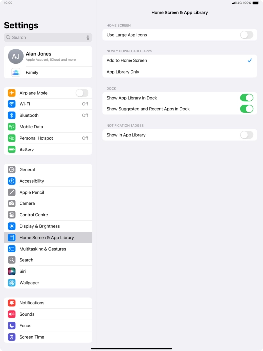Press the indicator next to Press the indicator next to