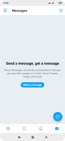 Press the new message icon.