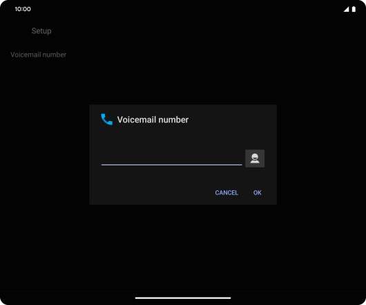 Key in +447836121121 and press OK.