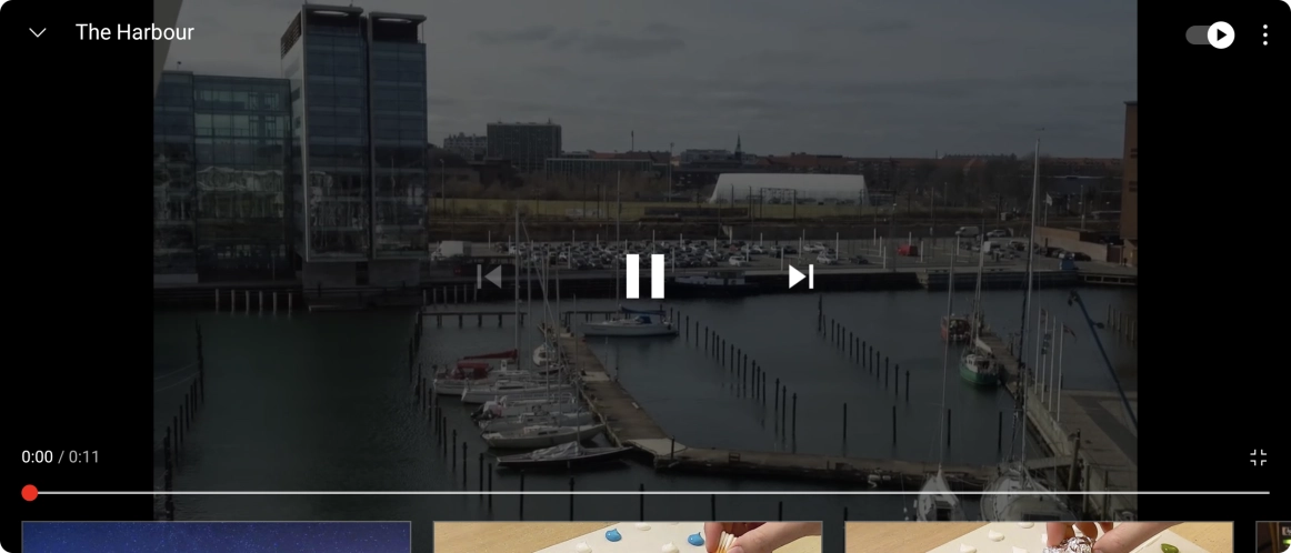 Slide your finger upwards on the screen. Slide your finger upwards on the screen.