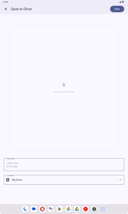 Press the field below 