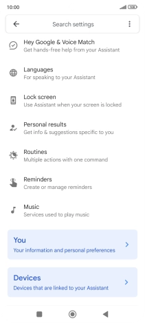 Press Hey Google & Voice Match.