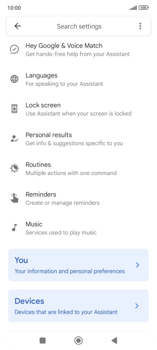 Press Hey Google & Voice Match.