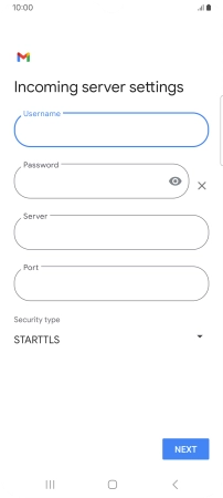 Press the field below 