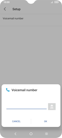 Key in +447836121121 and press OK.