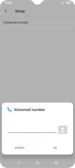 Key in +447836121121 and press OK.