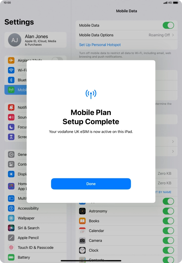 Press Done. Press Done.