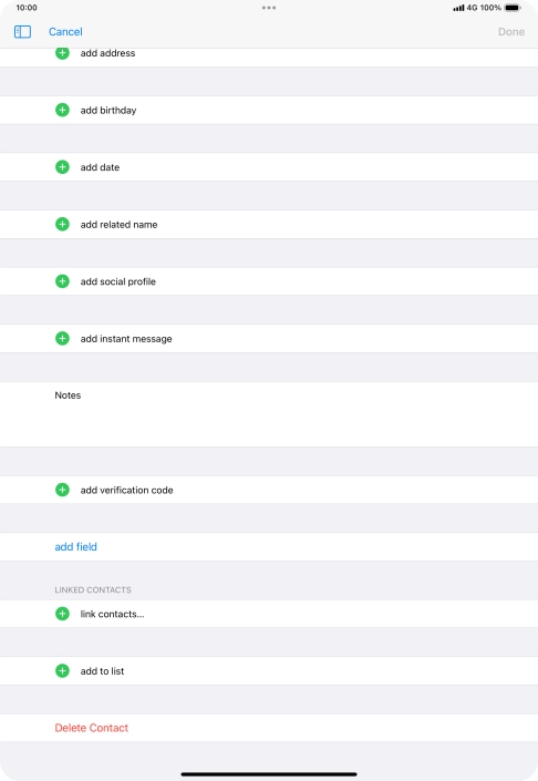 Press link contacts....