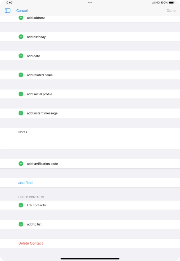 Press link contacts....
