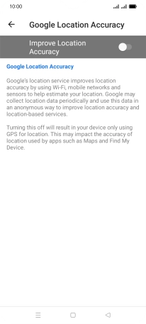 If you press the indicator next to 